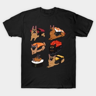 Sushi German Shepherd T-Shirt